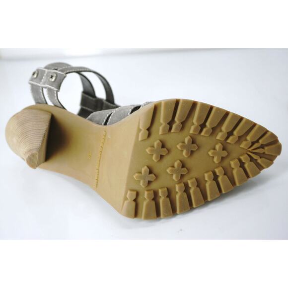 Alexander Wang Suede Leather Abbey Strappy Heel Sandals Size 38 NEW $495 Abby - Picture 10 of 11